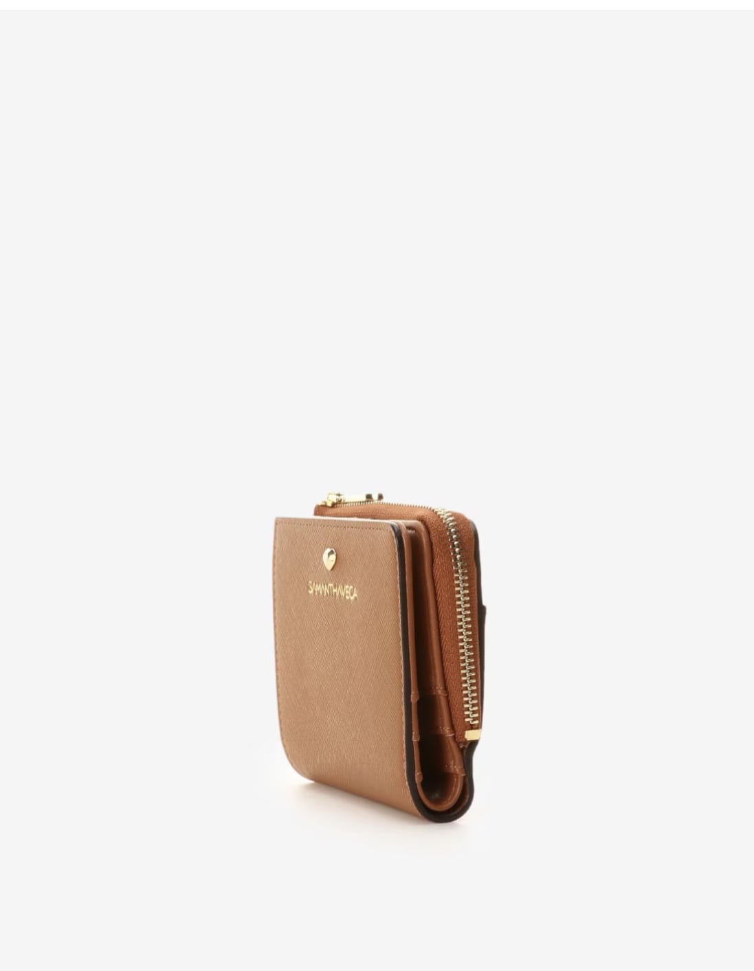  カラフルミニマム折財布【キャメル】 キャメル
