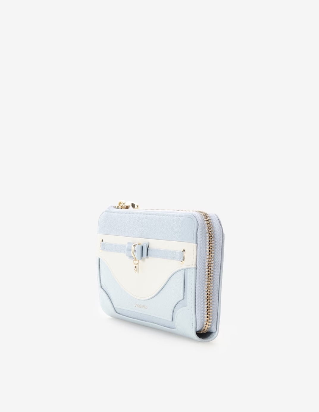 フロントリボンベルト長財布【ライトブルー】 ライトブルー