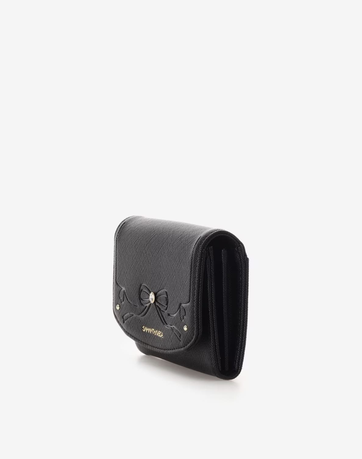 エンボスリボンカードケース【ブラック】 ブラック