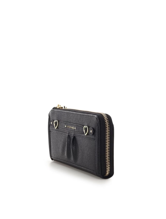 ハートベルト長財布【ブラック】 ブラック