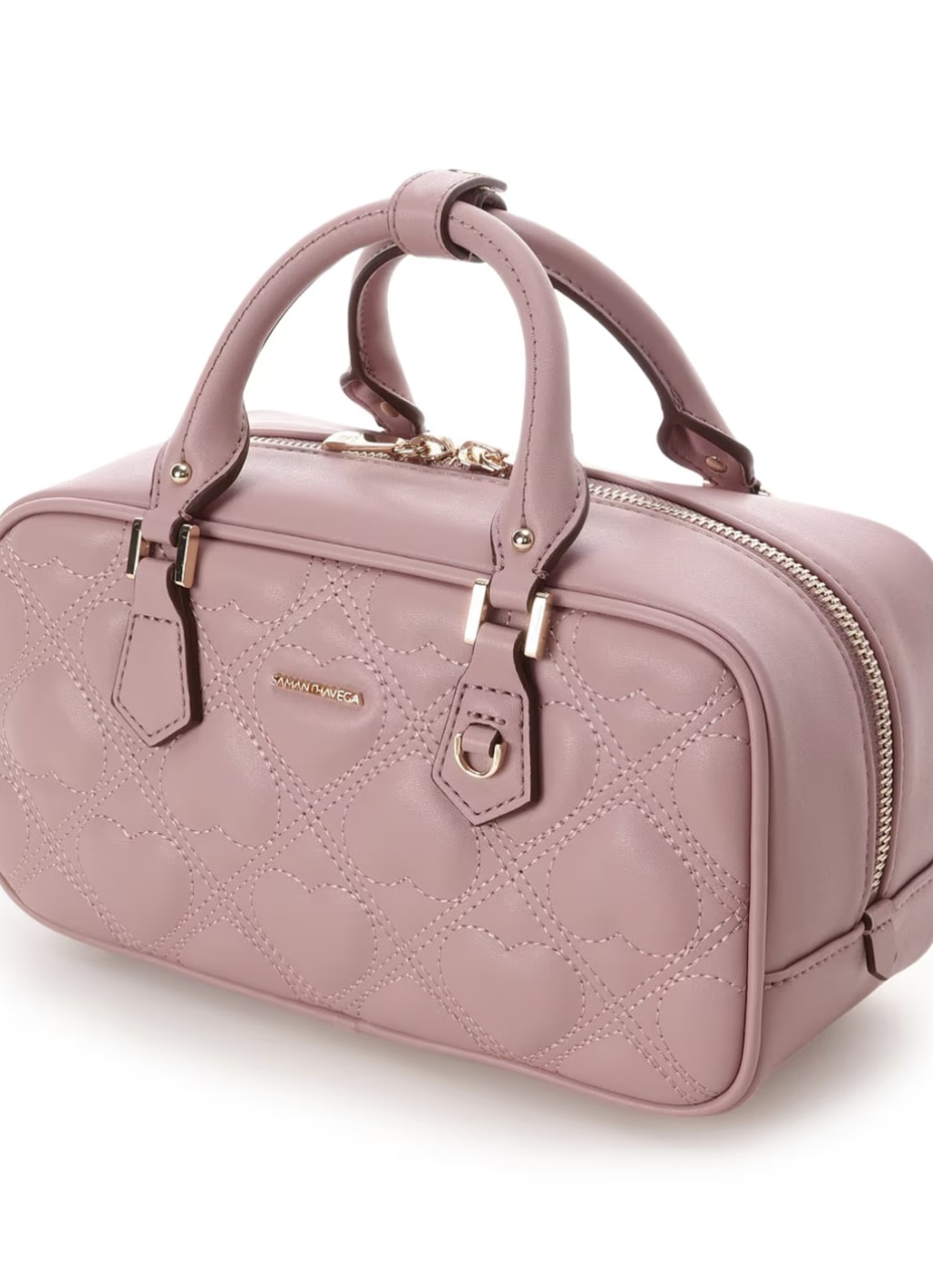 ハートキルトショルダーバッグ【ピンク】 ピンク