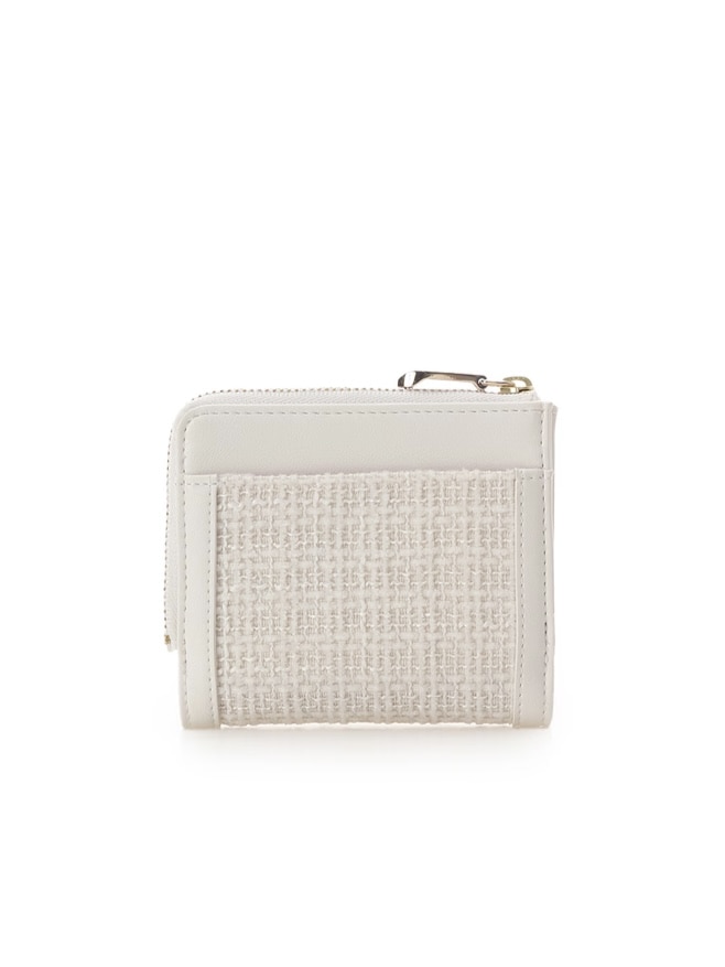 ツイードリボン折財布【マルチカラー】 マルチカラー