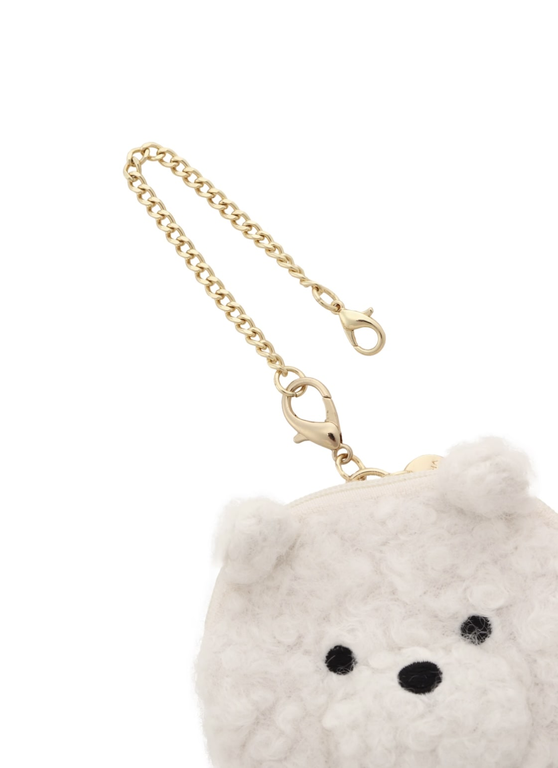 くまバッグチャーム【ホワイト】 ホワイト