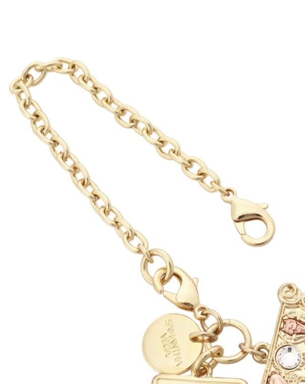 SAMANTHAVEGA×アニメ『ジョジョの奇妙な冒険 ダイヤモンドは砕けない』　「空条承太郎」コレクション　2WAYチャーム【ゴールド】 ゴールド