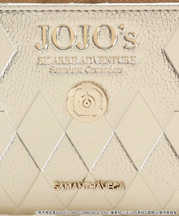 SAMANTHAVEGA×アニメ『ジョジョの奇妙な冒険 スターダストクルセイダース』　「DIO」コレクション 折財布 ゴールド