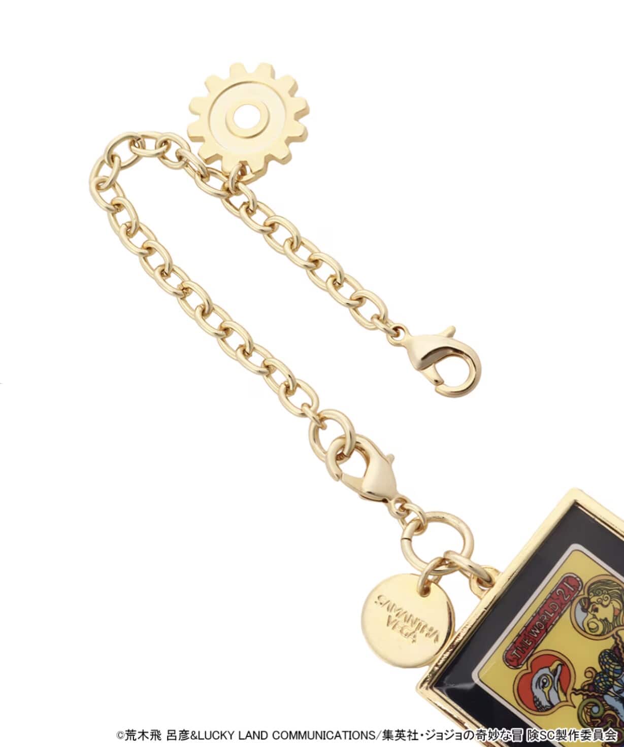 SAMANTHAVEGA×アニメ『ジョジョの奇妙な冒険 スターダストクルセイダース』　「DIO」コレクション 2WAYチャーム ゴールド