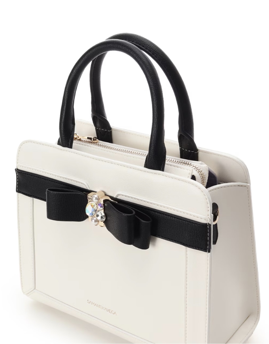 ジュエルリボンハンドバッグ【マルチカラー】 マルチカラー