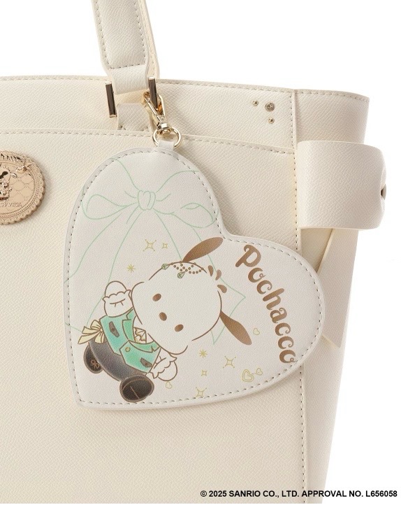 【ポチャッココレクション】A4トートバッグ オフホワイト