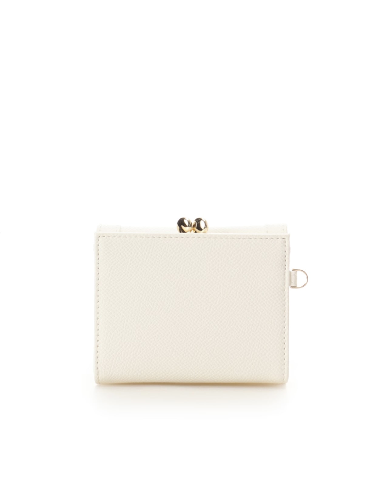 ジュエルリボン折財布【ホワイト】 ホワイト