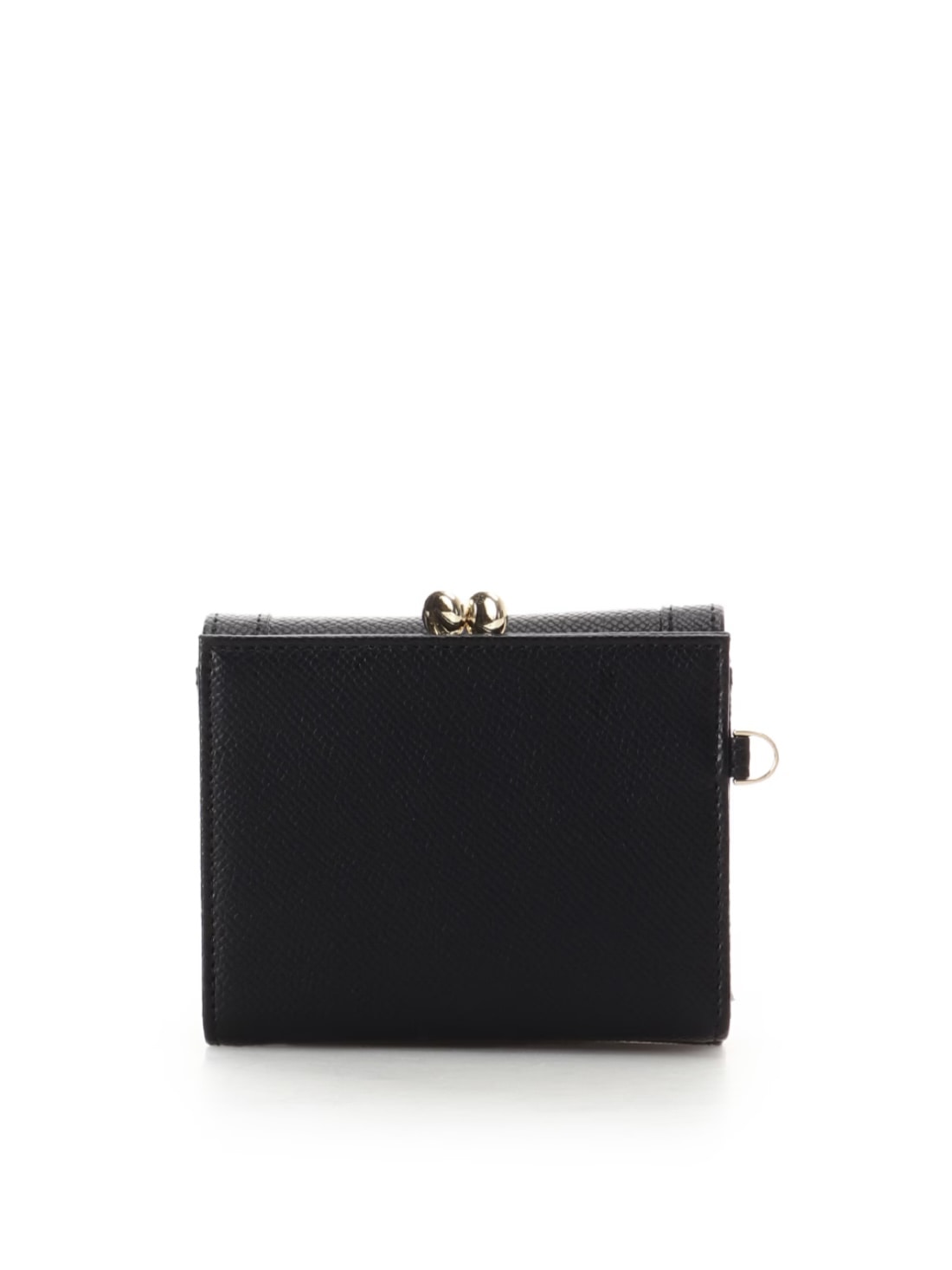 ジュエルリボン折財布【ブラック】 ブラック