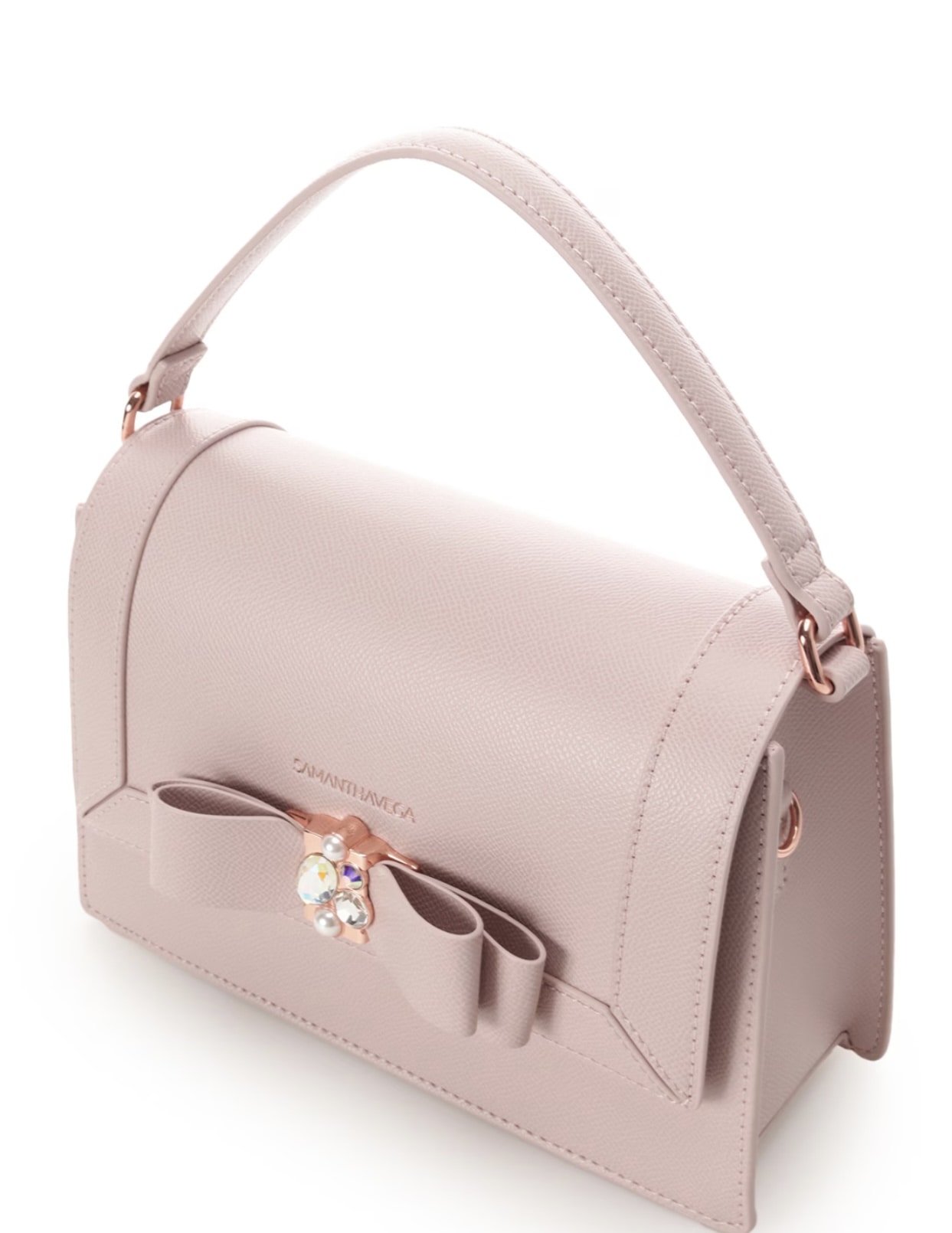 ジュエルリボンショルダーバッグ【ピンク】 ピンク