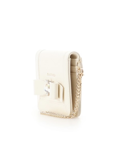  ジュエルリボンパスケース【ホワイト】 ホワイト