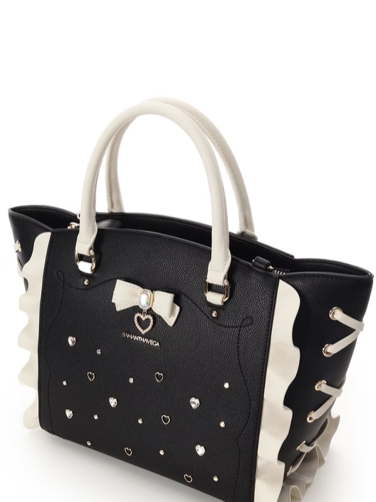 リボンジュエリーフラッター（小）【ブラック】 ブラック