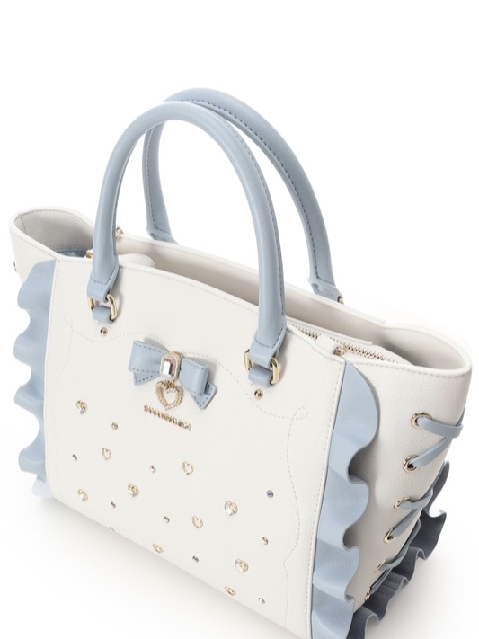 リボンジュエリーフラッター（小）【ライトブルー】 ライトブルー