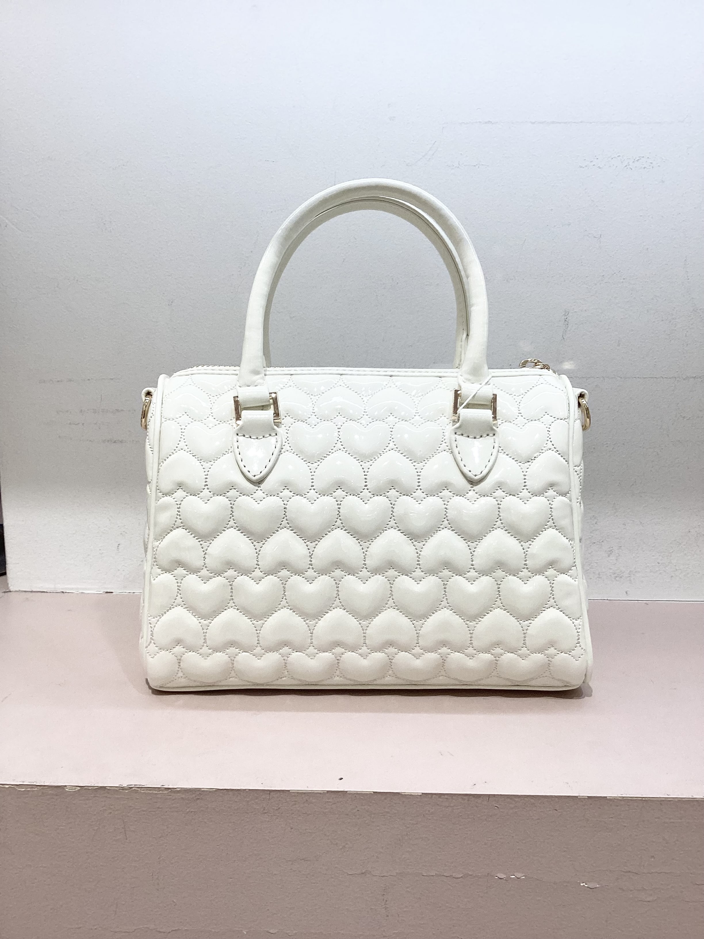 ■一部店舗限定■エターナルハートキルトボストン【ホワイト】 ホワイト