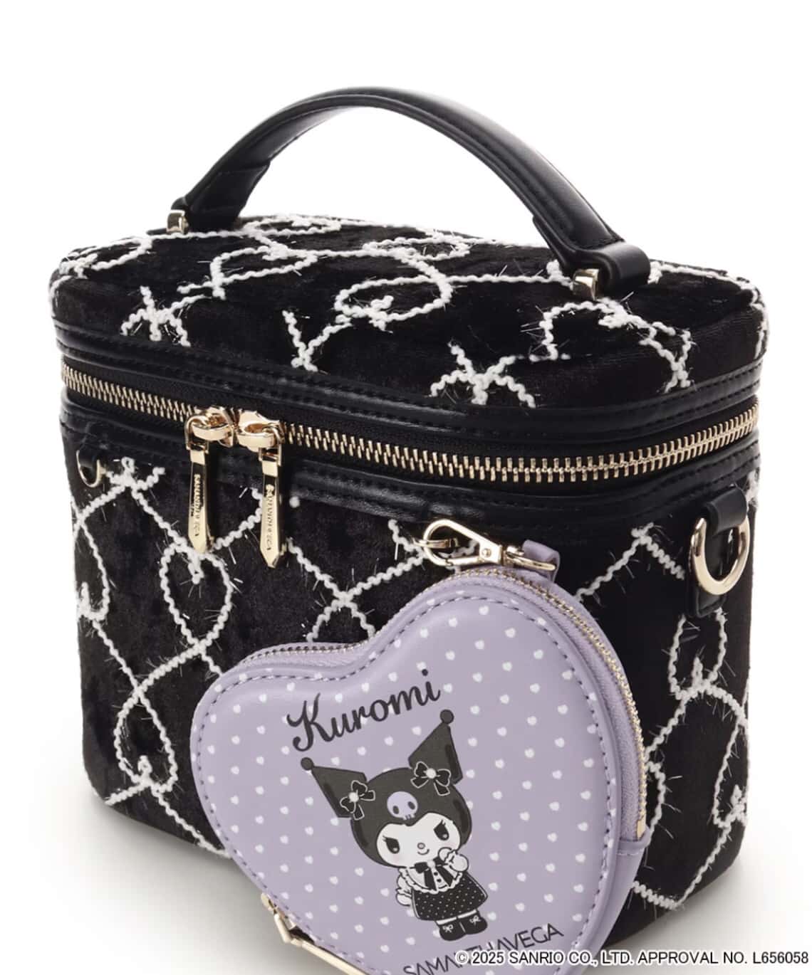 「クロミコレクション」バニティバッグ ブラック