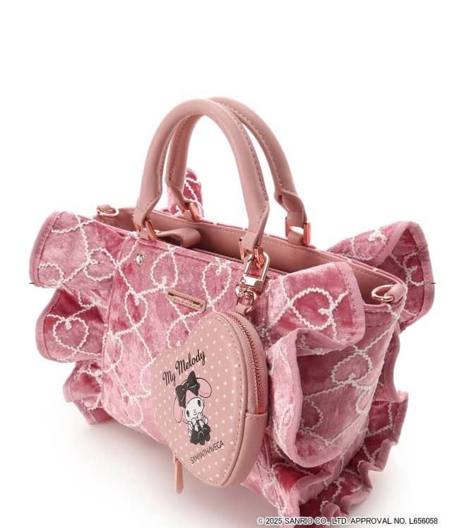 「マイメロディコレクション」フリルハンドバッグ[【ピンク】 ピンク
