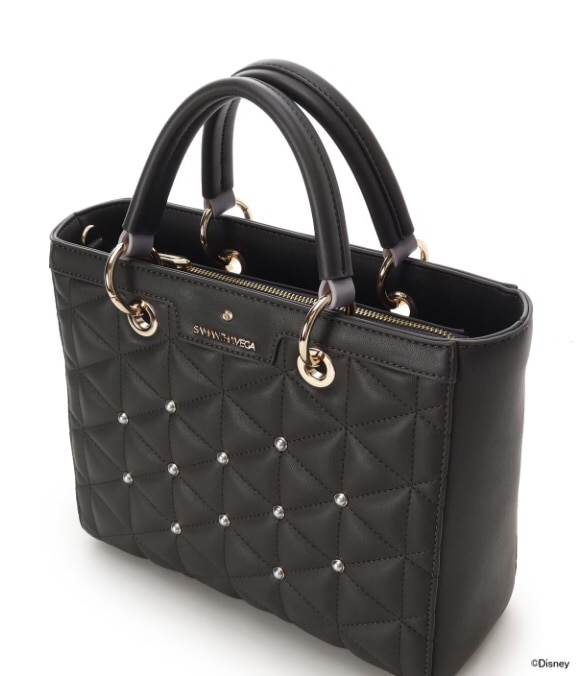 ディズニーヴィランズコレクション 「アースラ」　ハンドバッグ ダークグレー