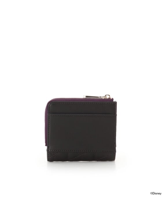 ディズニーヴィランズコレクション 「アースラ」 折財布 ダークグレー