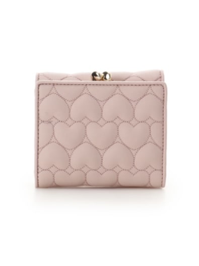 エターナルハートキルト折財布【ピンク】 ピンク