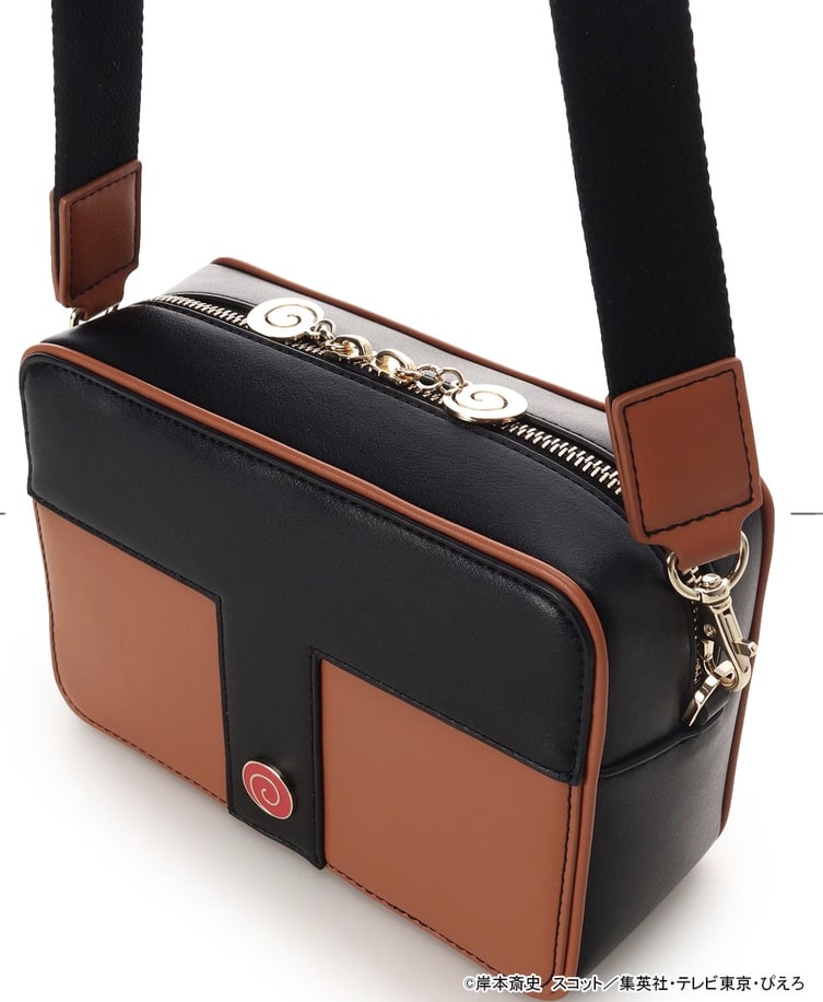 『NARUTO-ナルト- 疾風伝』コラボコレクション「うずまきナルト」 ショルダーバッグ【オレンジ】 オレンジ