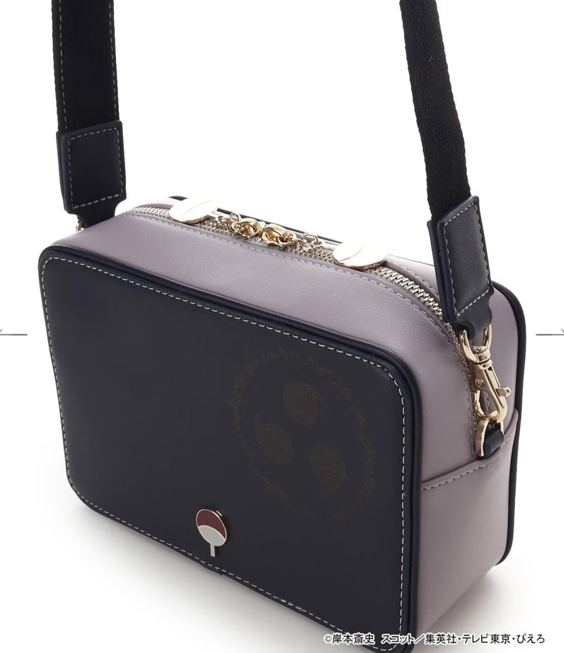 『NARUTO-ナルト- 疾風伝』コラボコレクション「うちはサスケ」ショルダーバッグ【ネイビー】 ネイビー