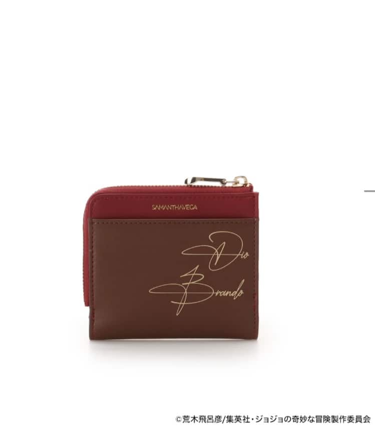 アニメ『ジョジョの奇妙な冒険 ファントムブラッド』「ディオ・ブランドー」コラボコレクション　折財布　【ワインレッド】 ワインレッド