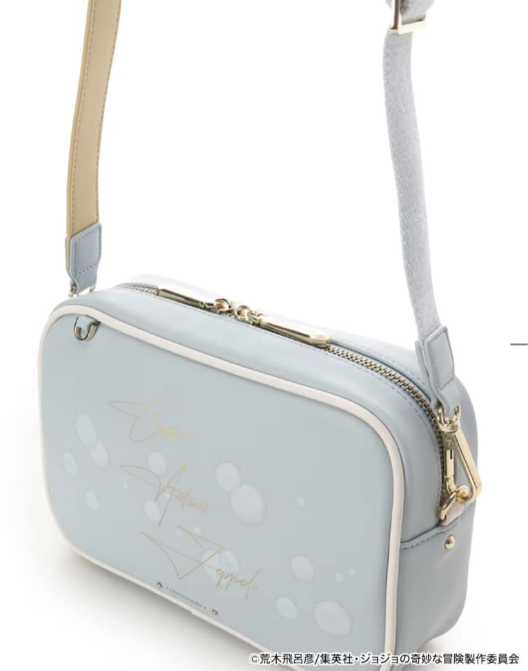 アニメ『ジョジョの奇妙な冒険 戦闘潮流』「シーザー・A・ツェペリ」コラボコレクション　ショルダーバッグ　【ピンク】 ピンク