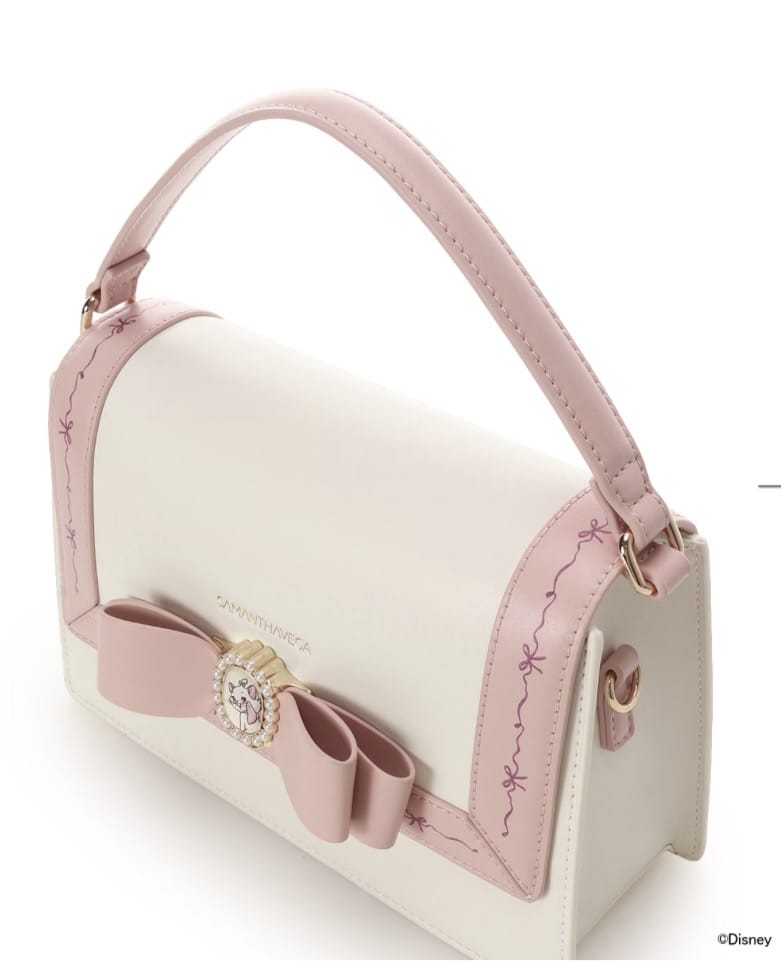 『おしゃれキャット』「マリー」コレクションショルダーバッグ【ホワイト】 ホワイト