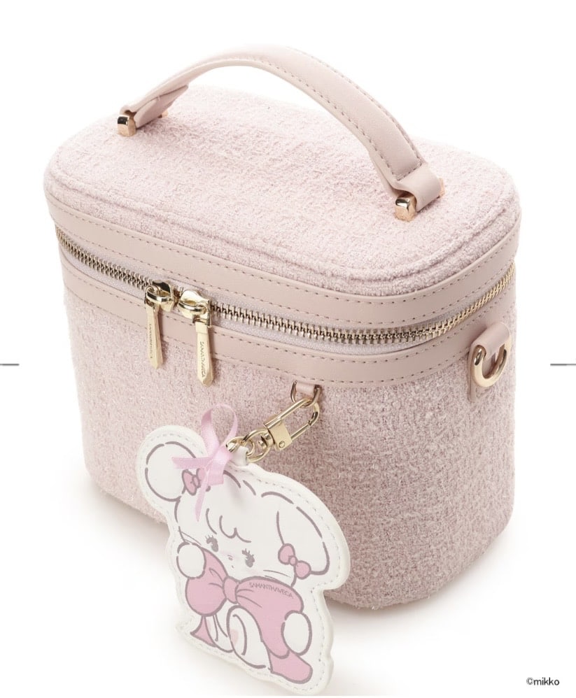 Lil ala mode×SAMANTHAVEGAコレクション バニティバッグ【キャミー】 ピンク