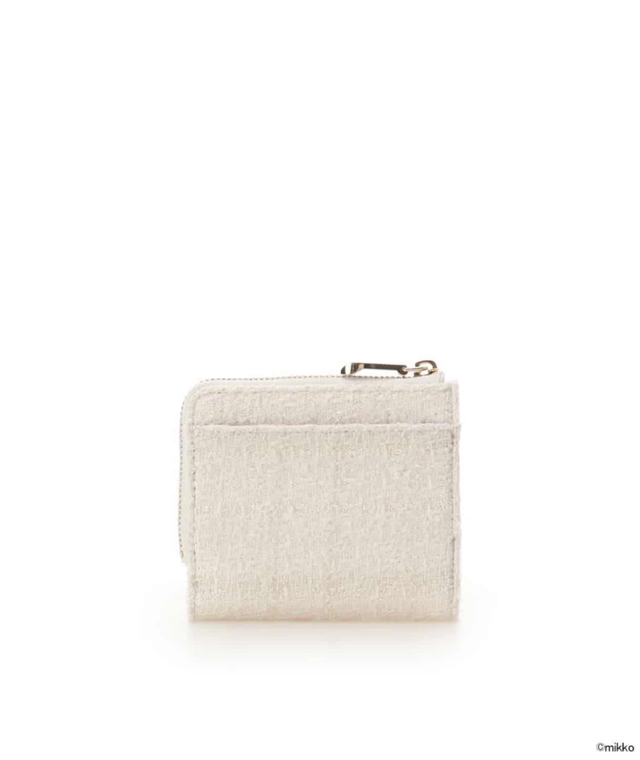 Lil ala mode×SAMANTHAVEGAコレクション 二つ折財布【ムース】 ホワイト