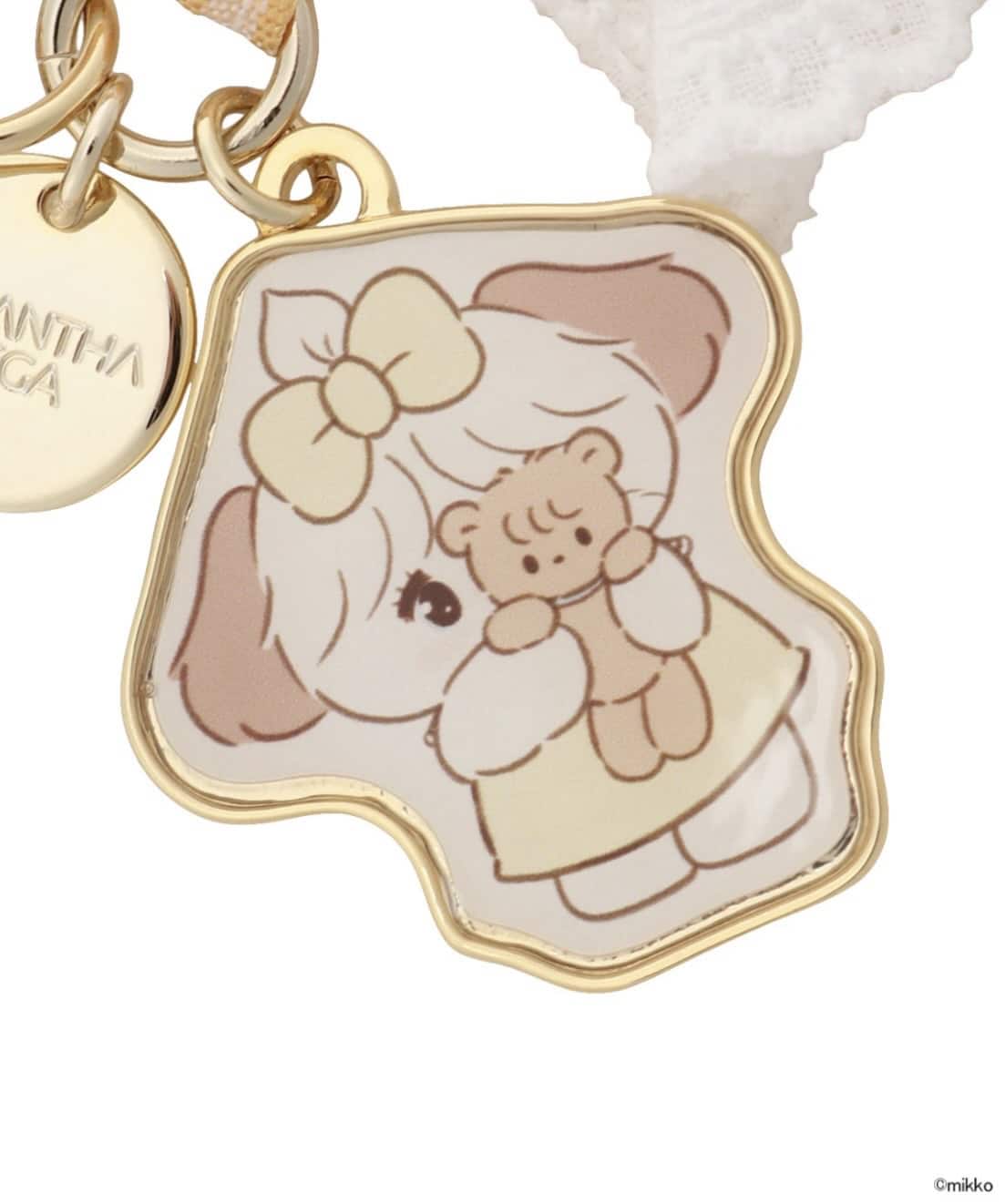 Lil ala mode×SAMANTHAVEGAコレクション 2WAY バッグチャーム【スフレ】 イエロー