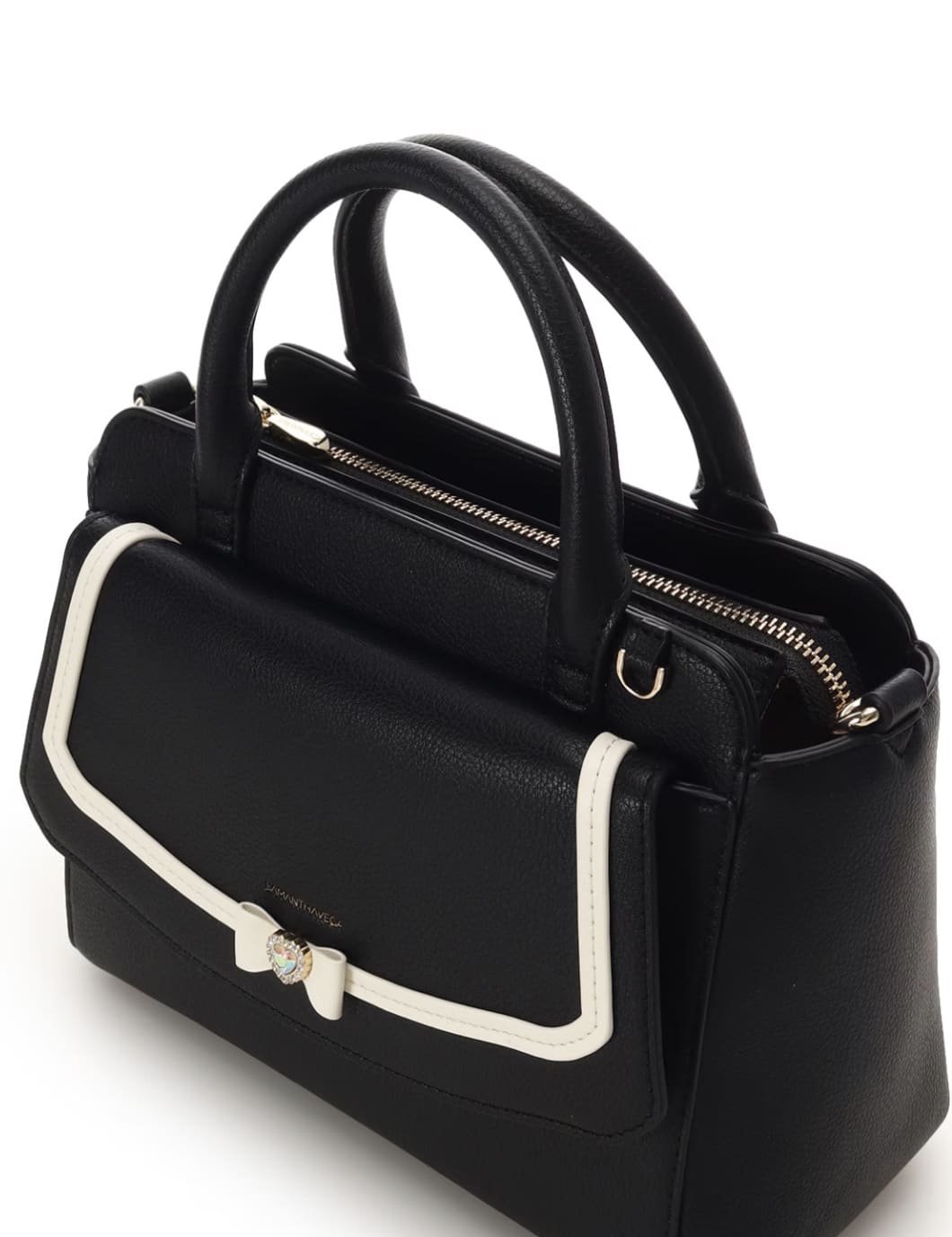 プチリボンハンドバッグ【ブラック】 ブラック