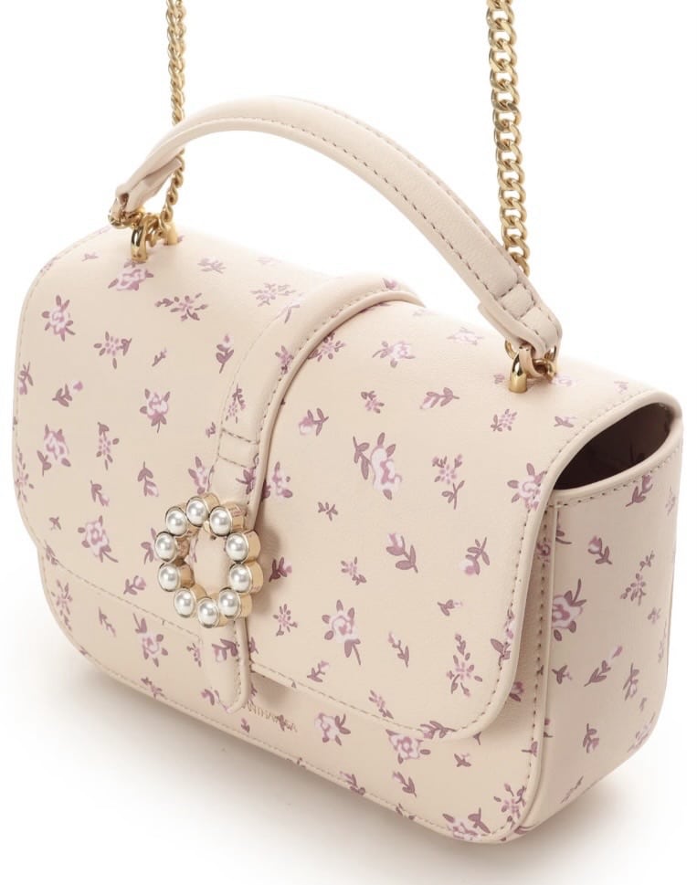 サークルパールショルダーバッグ【ピンク】 ピンク