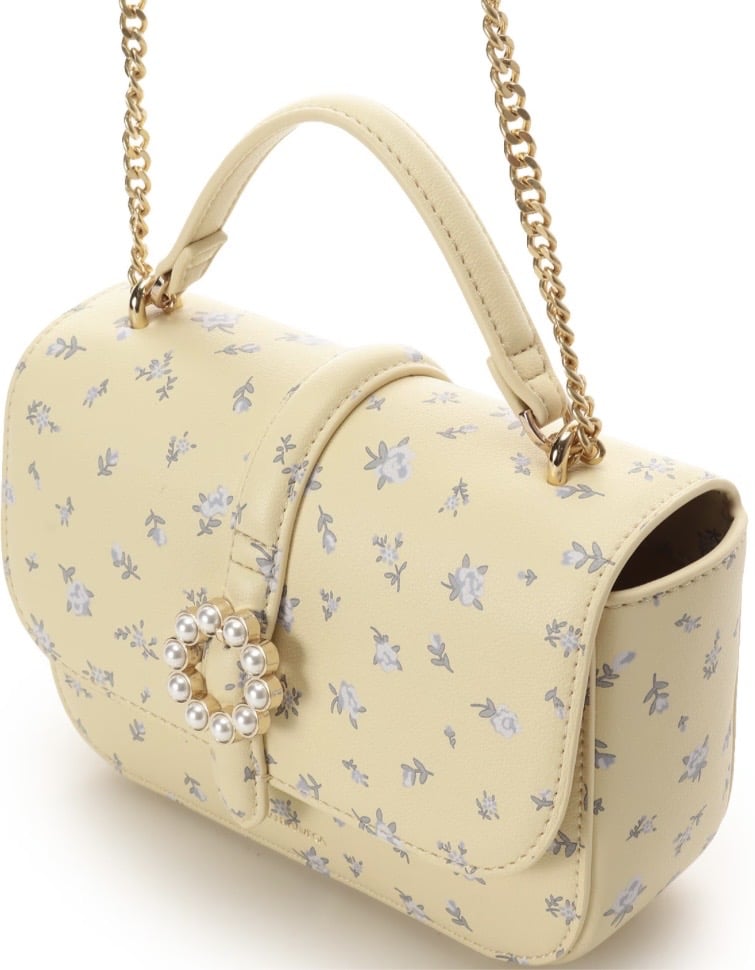 サークルパールショルダーバッグ【イエロー】 イエロー