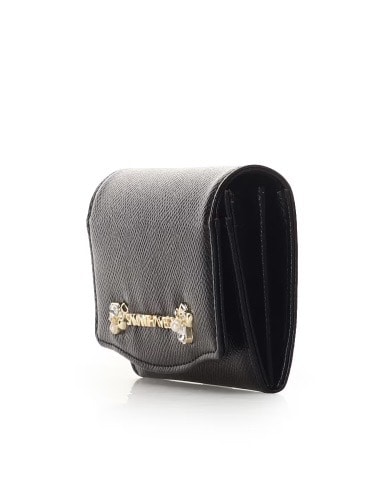 アクセントビジューカードケース【ブラック】 ブラック