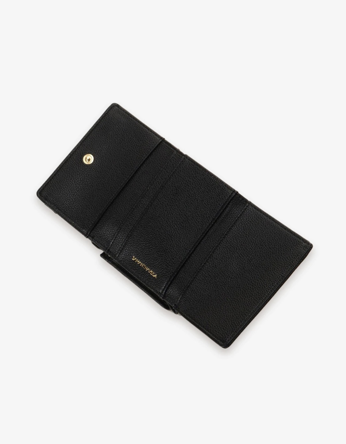 ベルト金具折財布【ブラック】 ブラック