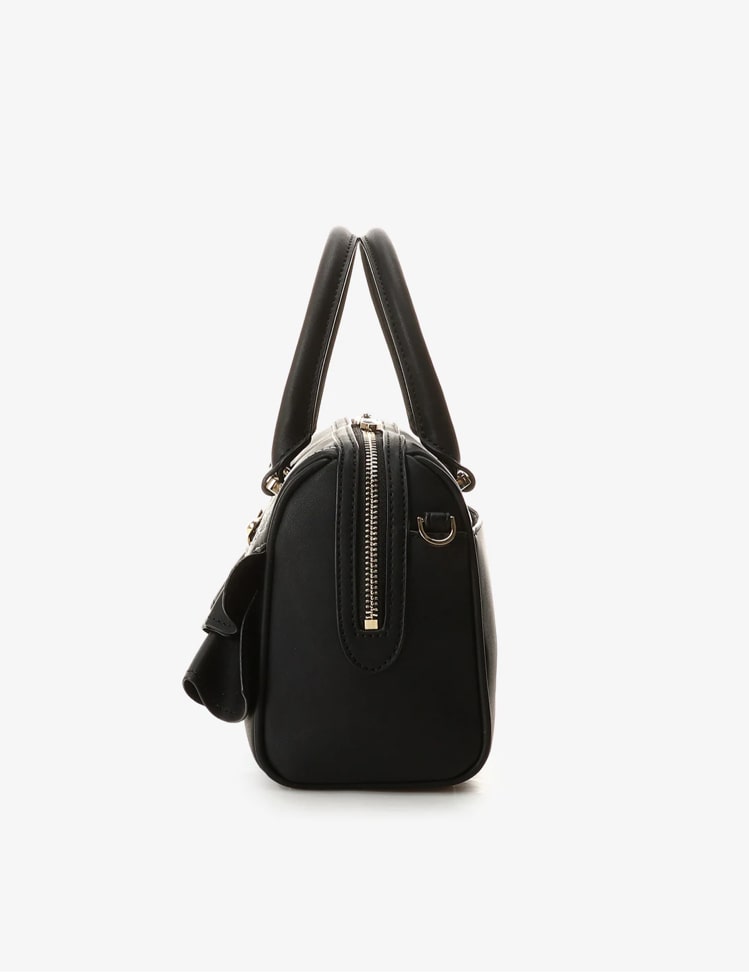 フリルリボンハンドバッグ【ブラック】 ブラック