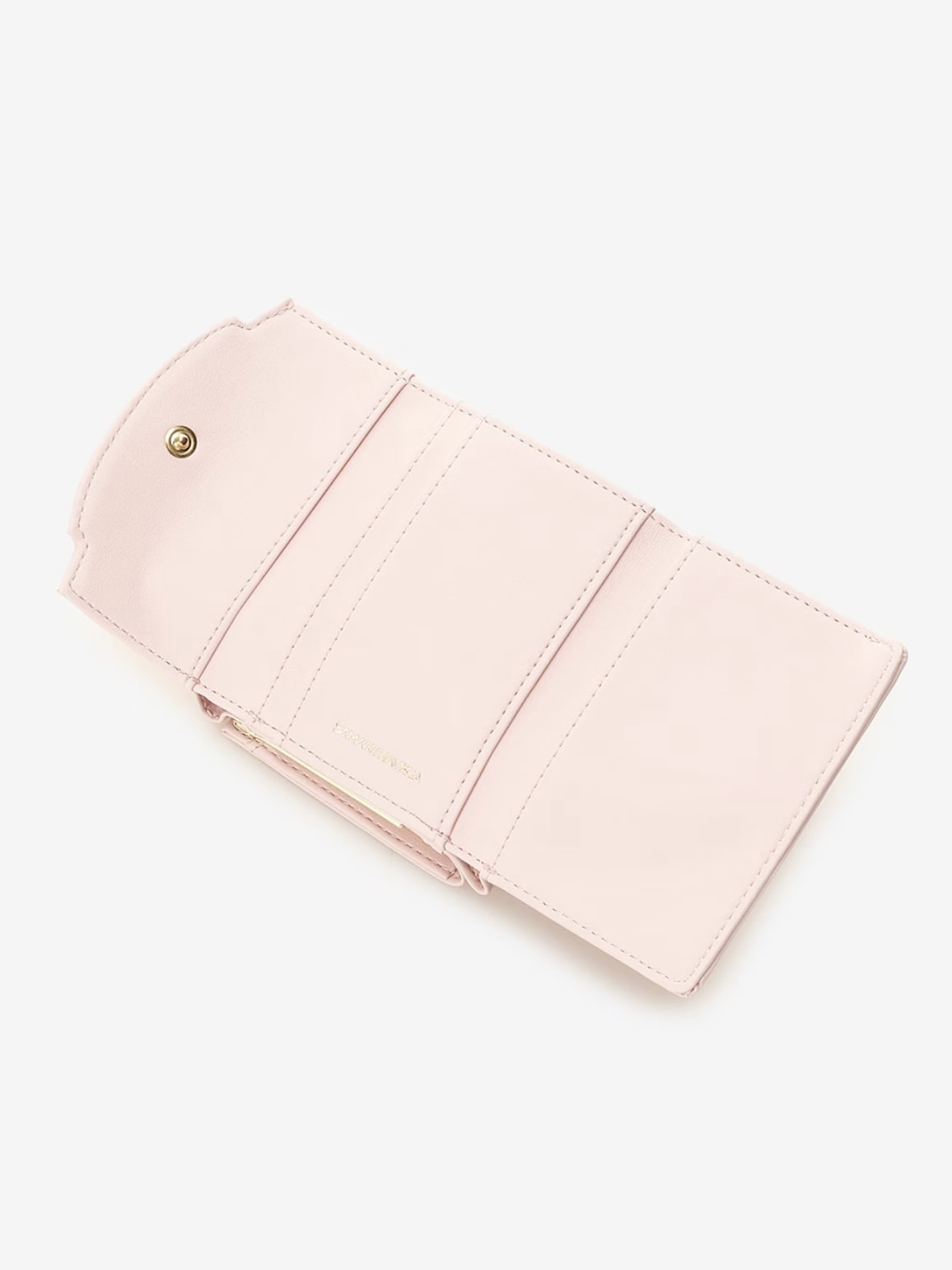 フリルリボン折財布【ピンク】 ピンク