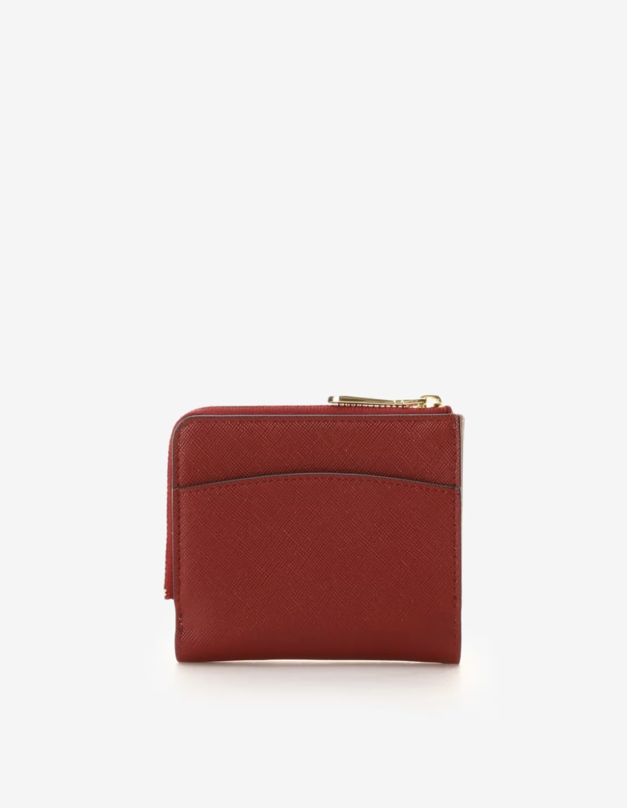 カラフルミニマム折財布【ワインレッド】 ワインレッド
