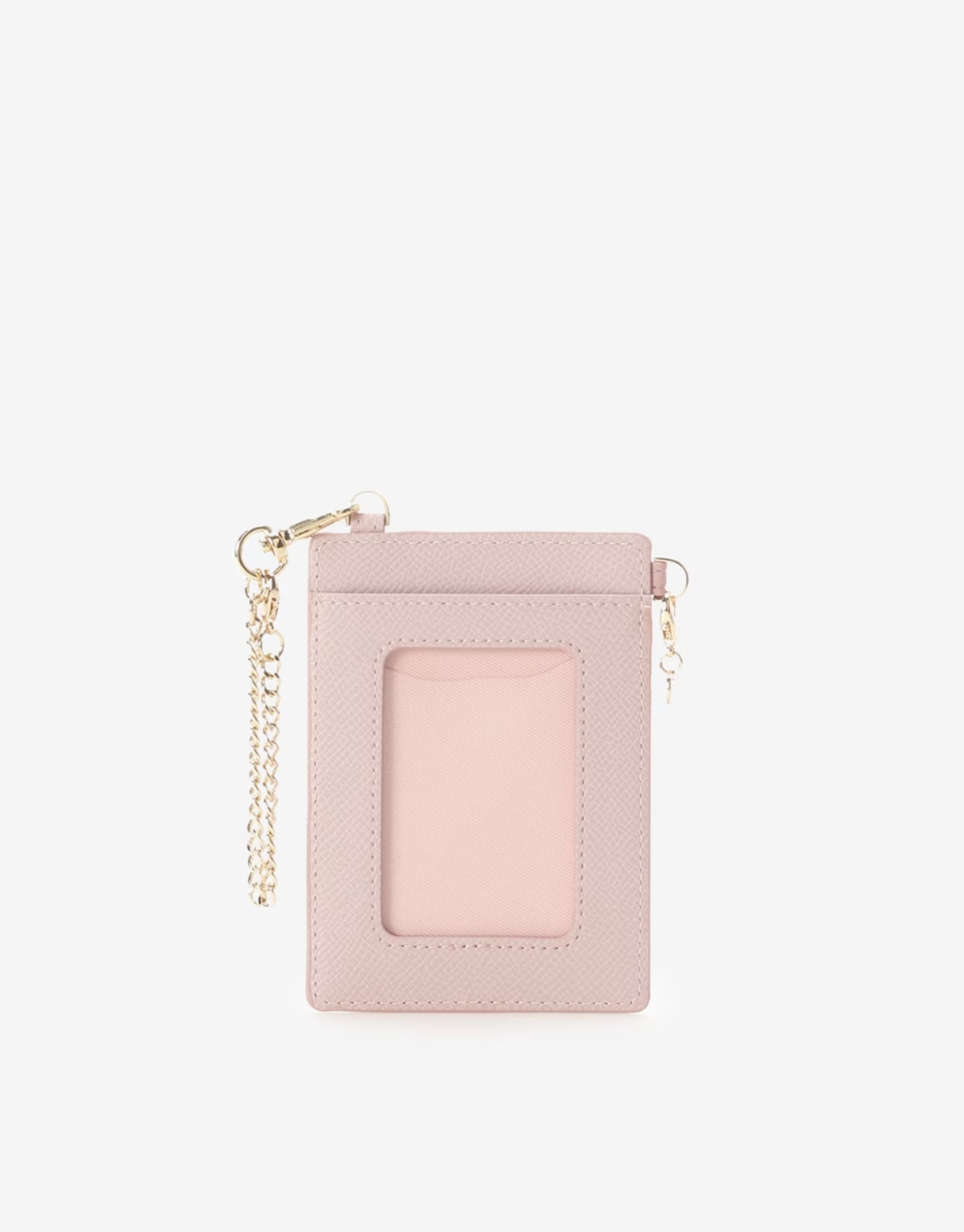 フロントリボンベルトパスケース【ピンク】 ピンク