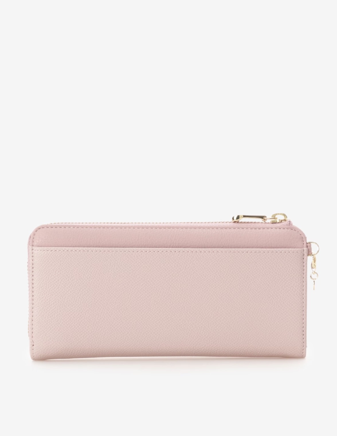 フロントリボンベルト長財布【ピンク】 ピンク