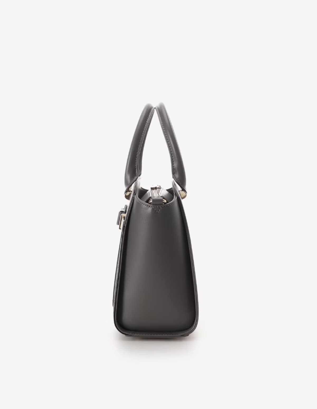 キルティングアクセントリボンハンドバッグ【ブラック】 ブラック