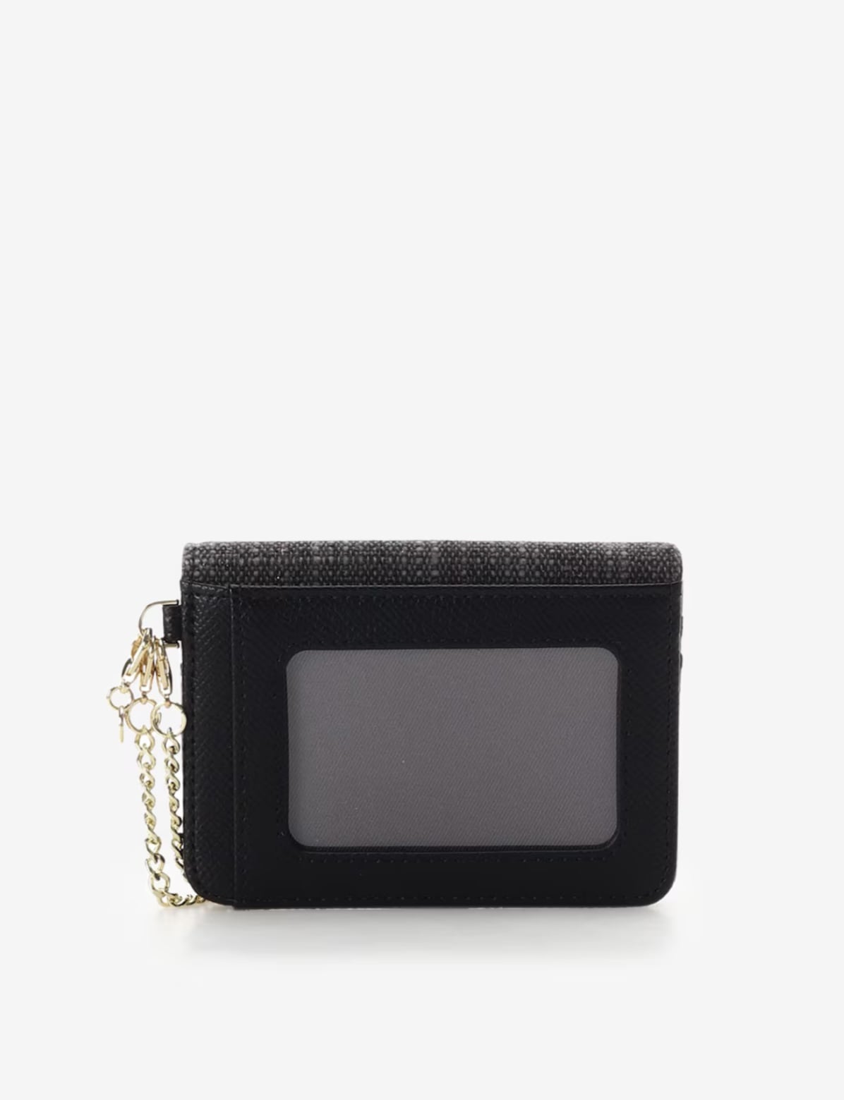 バンブーアクセントリボンパスケース【ブラック】 ブラック