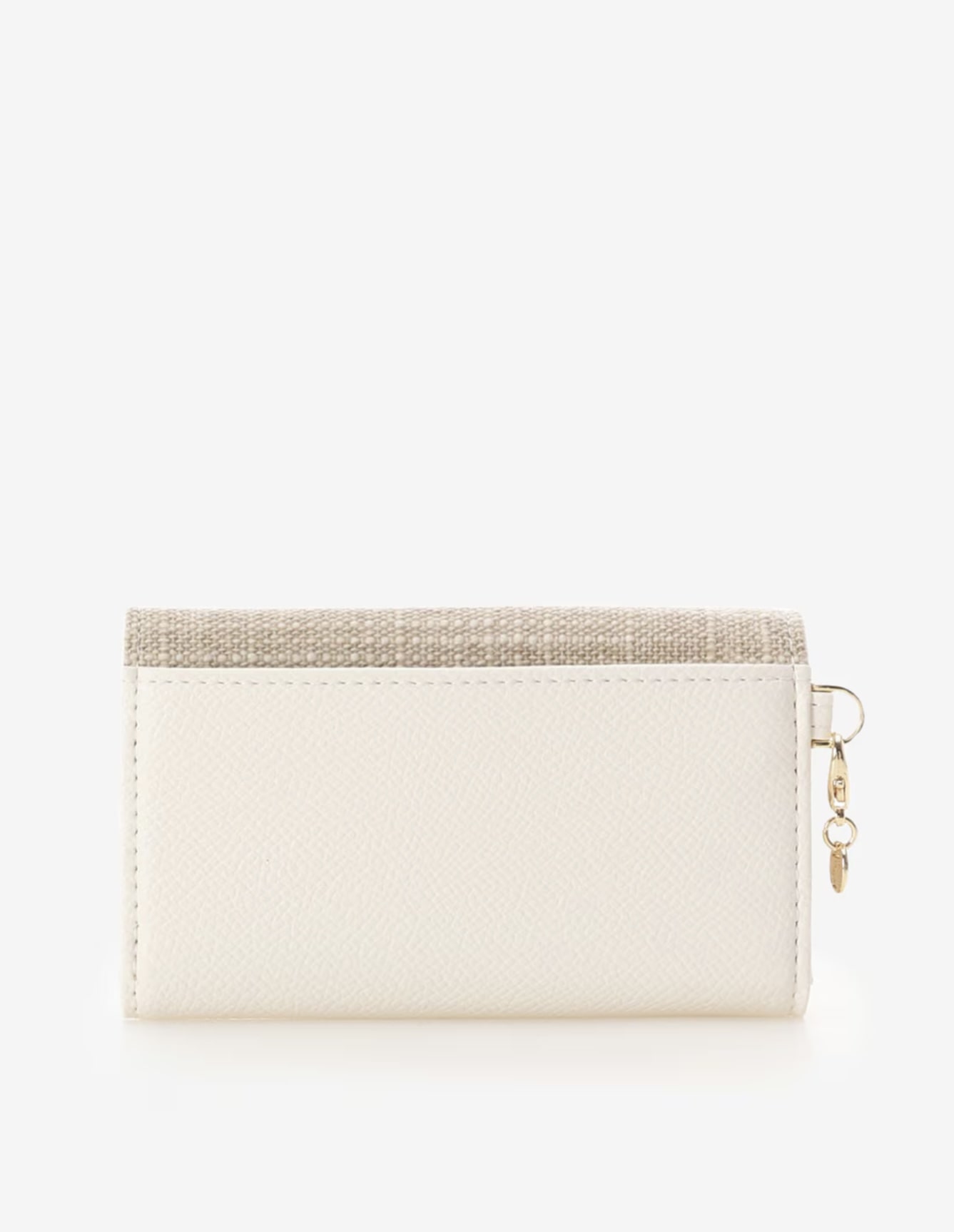 バンブーアクセントリボンキーケース【ホワイト】 ホワイト