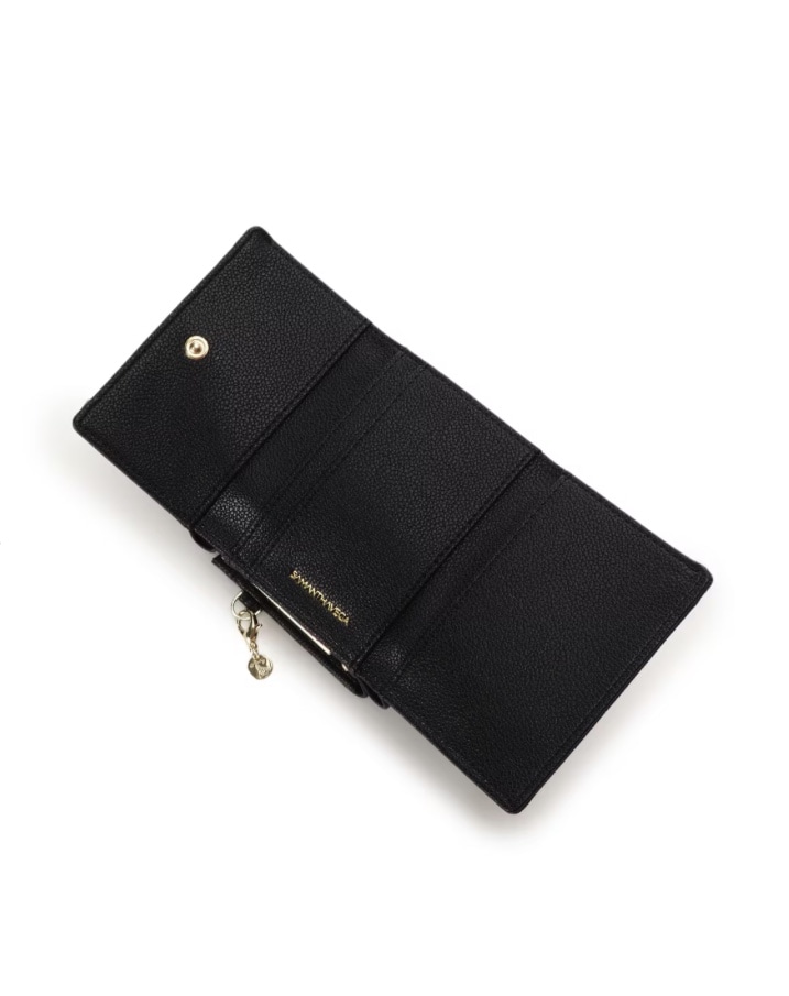 ハートベルト折財布【ブラック】 ブラック