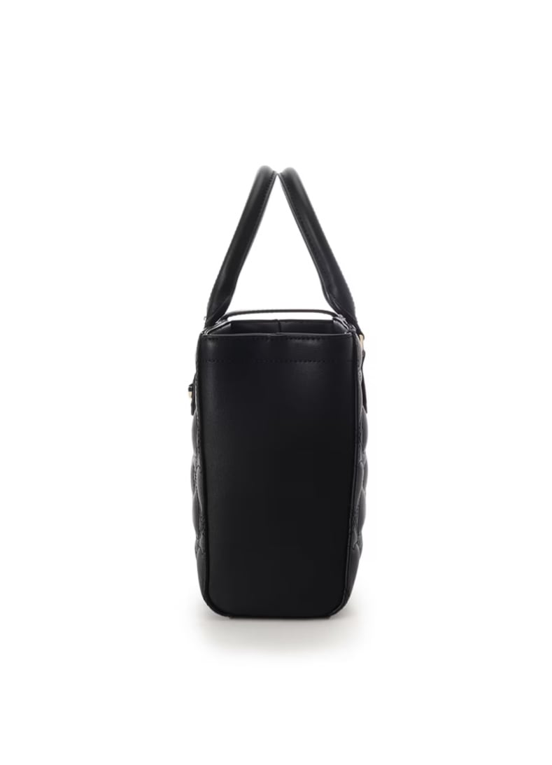 ハートキルトハンドバッグ【ブラック】 ブラック