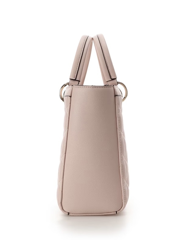 キルティングスタッズスクエアバッグ【ピンク】 ピンク