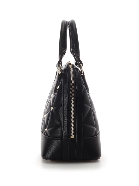 キルティングスタッズハンドバッグ（小）【ブラック】 ブラック