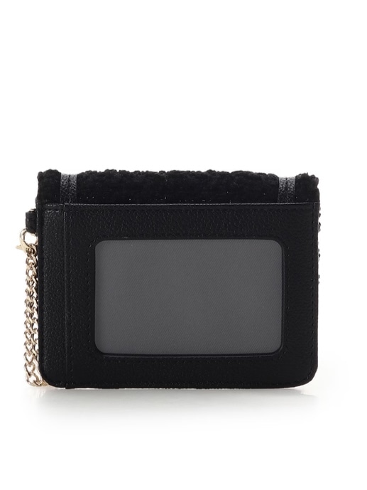 ソリッドリボンツイードパスケース【ブラック】 ブラック